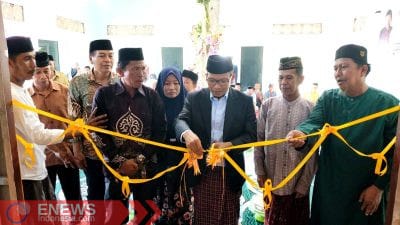 Masjid yang Dibangun Pengusaha Sawit Lokal Diresmikan Bupati Polman