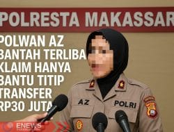 Polwan AZ Bantah Terlibat Pemerasan yang Dilakoni 3 Oknum TNI di Gowa