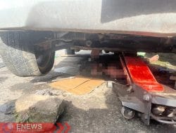 Karyawan Tewas Tertindih Mobil Saat Perbaikan di Tanjung Redeb