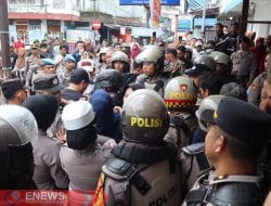 Ratusan Aparat Amankan Eksekusi Lahan Sengketa di Jalan Mangga Bantaeng