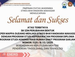 Akper Mappa Oddang Resmi Bertransformasi Jadi STIKes Bhayangkara Makassar