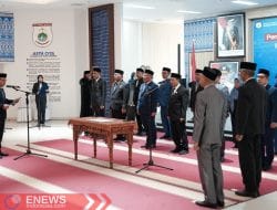 Gubernur Sulbar Lantik 10 Pejabat OPD, Dua Jabatan Menyusul