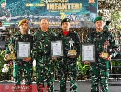 Prajurit Yon Armed 21/Kawali Raih Juara I Pleton Beranting YWPJ 2025