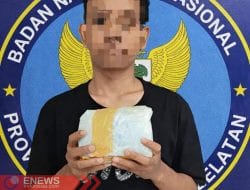 BNNP Sulsel Gagalkan Peredaran 1 Kg Sabu Jaringan Internasional di Sidrap