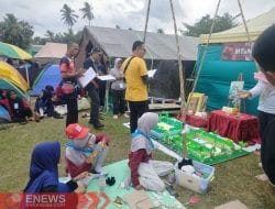 PMR MTsN 3 Bone Ikuti GBK Tingkat Sulsel di Desa Nusa
