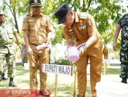 Pemkab Wajo Tanam 5.000 Pohon Lewat Gerakan Revolusi Hijau