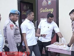 Polres Gowa Tes Urine Mendadak Personel Satresnarkoba