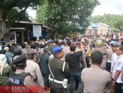 Polres Bantaeng Kawal Eksekusi Rumah di Desa Mammapang