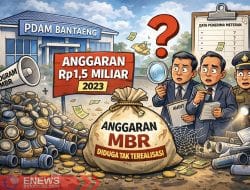 Anggaran MBR Rp1,5 Miliar di PDAM Bantaeng Diduga Tak Terealisasi