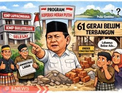 61 Gerai Koperasi Merah Putih di Sinjai Belum Terbangun