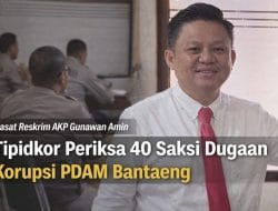 Tipidkor Periksa 40 Saksi Dugaan Korupsi PDAM Bantaeng