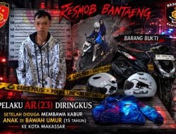 Bawa Kabur Gadis 15 Tahun, Pria Asal Makassar Ditangkap Resmob Bantaeng