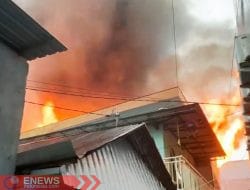 Kebakaran Hanguskan Empat Rumah di Bulo Gading Makassar