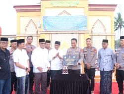 Kapolres Wajo Resmikan Masjid Al-Hasbi Polsek Majauleng
