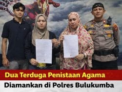 Dua Terduga Penistaan Agama Diamankan di Polres Bulukumba
