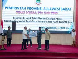 144 Desa di Polman Terima BKK Rp3,3 Miliar dari Pemprov Sulbar