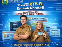 Disdukcapil Majene Kembali Layani Percetakan KTP-EL, Mesin Baru Mulai Beroperasi