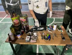 Rutan Bantaeng Gelar Razia Gabungan, Sejumlah Barang Terlarang Disita