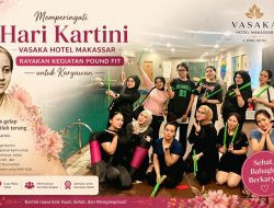 Vasaka Hotel Makassar Rayakan Hari Kartini dengan Pound Fit Karyawan
