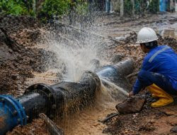 Pipa Induk PDAM Sinjai Kembali Bocor, Ribuan Pelanggan Terancam Krisis Air