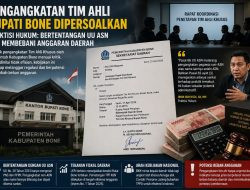 Pengangkatan Tim Ahli Bupati Bone Disoal: Bertentang UU ASN dan Bebani Anggaran
