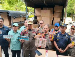 Bea Cukai Sita 66 Dos Rokok Ilegal di Polman
