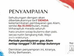 Pertagas Bakal Denda Keterlambatan Pembayaran Gas Alam di Sengkang