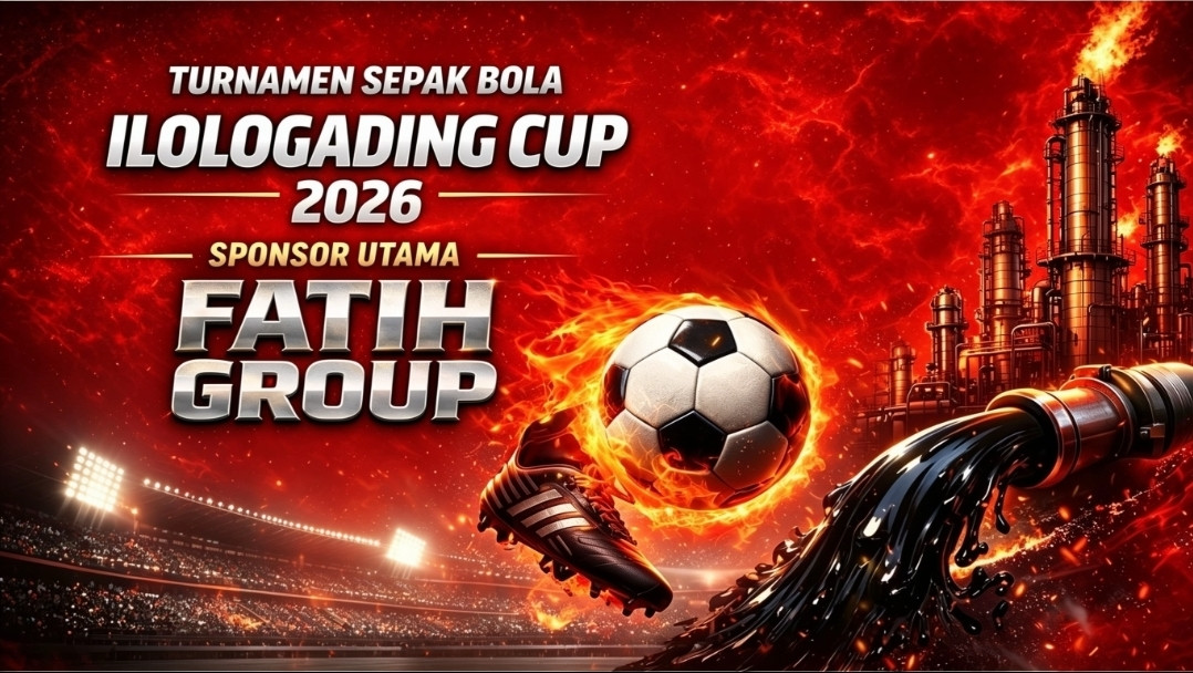 Ketgam: Poster Turnamen Sepak Bola Ilologading Cup 2026 yang akan digelar di Lapangan Sepak Bola Ilologading, Desa Bune, Kecamatan Libureng, Kabupaten Bone, mulai 15 Mei 2026. Turnamen ini diikuti 30 tim dan memperebutkan piala tetap serta hadiah uang tunai puluhan juta rupiah.