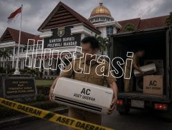 Puluhan AC Kantor Bupati Polman Raib, Oknum ASN Diamankan Polisi
