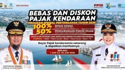 Ketgam: Program pembebasan denda 100 persen dan diskon pokok pajak kendaraan 50 persen di Sulawesi Selatan berlaku mulai 1 hingga 30 Juni 2026. (Ist)
