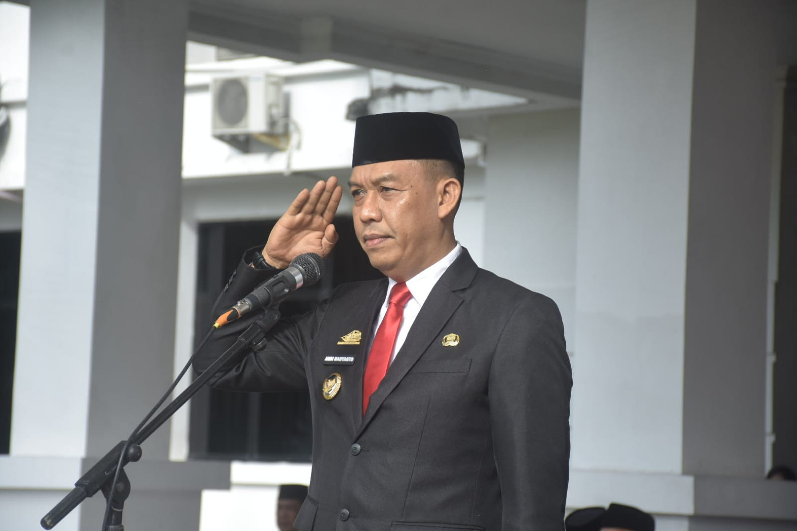Foto: Wabup Sinjai, Andi Mahyanto Mazda Pimpin Upacara Hari Lahir Pancasila 2026. (Dok. Anto)