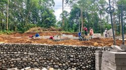 Foto: Lokasi proyek Pembangunan Koperasi Desa Merah Putih (KDMP) di Desa Bolaromang, Kecamatan Tombolopao, Kabupaten Gowa. (Dok. Balqis)