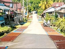 Jemuran Cengkeh di Badan Jalan Resahkan Pengendara di Desa Seppong Majene