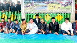 Ketgam: Para pemangku adat mengikuti prosesi tradisi Pemanna dalam rangka pelestarian adat dan budaya di halaman Masjid Besar Nurus Saadah Tuan, Dusun Bulo-Bulo, Desa Ratte, Kecamatan Tubbi Taramanu, Kabupaten Polewali Mandar, Sabtu (27/6/2026). (Dok. Kamil)