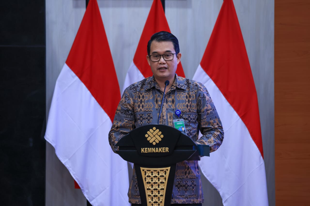 Direktur Jenderal Pembinaan Pelatihan Vokasi dan Produktivitas (Binalavotas) Kemnaker, Darmawansyah.