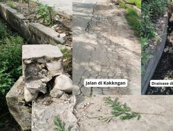 Dampak Proyek Sekolah Rakyat, Jalan dan Drainase di Polman Rusak