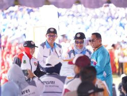 Bupati Wajo Beri Semangat Kontingen PGRI di Porsenijar Sulsel
