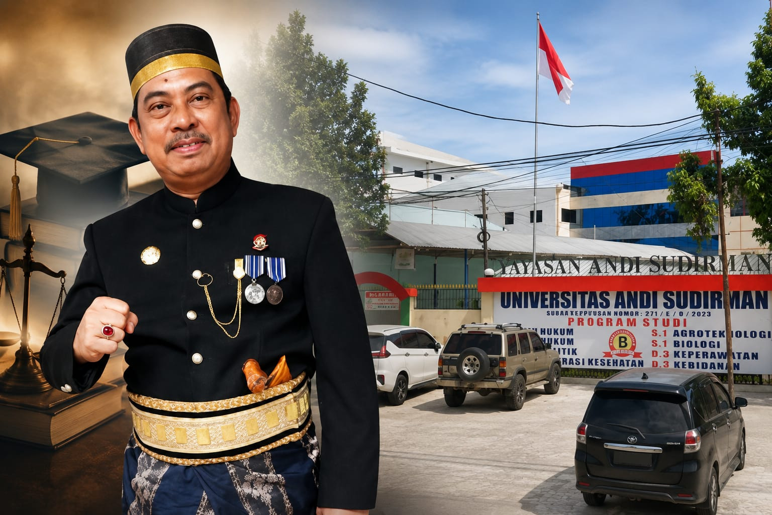 Ketgam: Ilustrasi pengelola KIP Kuliah dan Kampus Universitas Andi Sudirman terkait klarifikasi dugaan pengembalian dana biaya hidup mahasiswa penerima KIP Kuliah. (ENews/AI)