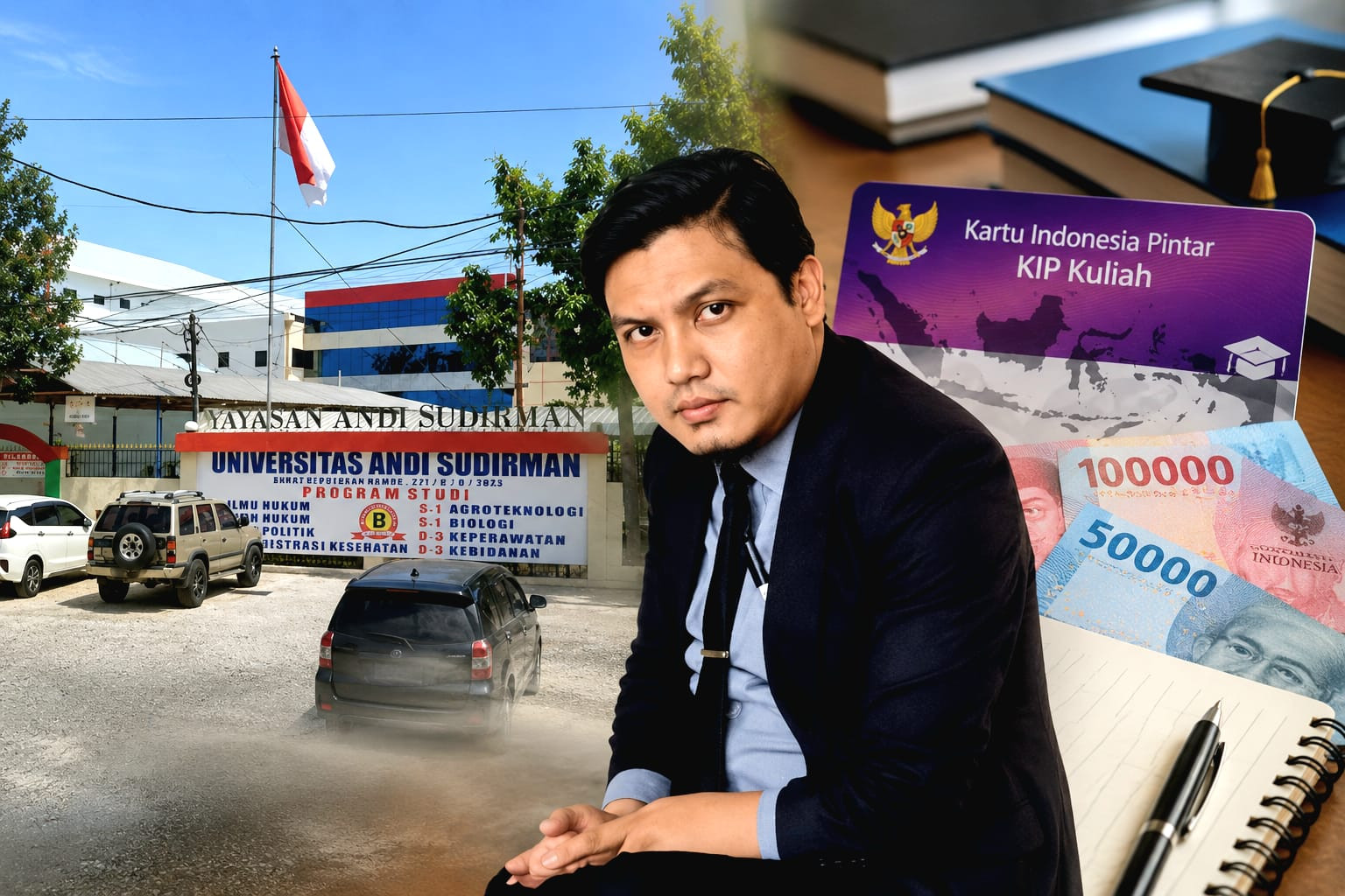 Kepala Bagian Hukum Universitas Andi Sudirman, Ilham Hasanuddin, S.H., M.H.