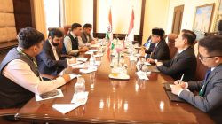 Ketgam: Menteri Ketenagakerjaan RI Yassierli menggelar pertemuan bilateral dengan Menteri Ketenagakerjaan India Mansukh Mandaviya di sela BRICS Labour and Employment Ministers' Meeting (LEMM) di Hyderabad, India, Rabu (15/7/2026), membahas penguatan kerja sama pengembangan talenta digital dan kompetensi tenaga kerja.