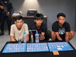 Polisi di Lamuru Bone Sita 93 Sachet Sabu, Tiga Terduga Pelaku Ditangkap