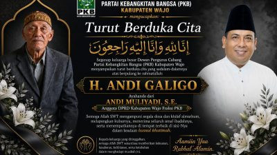 Ketua DPC PKB Wajo Sampaikan Duka atas Wafatnya H. Andi Galigo
