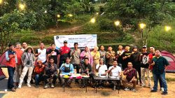 Foto: Media Gathering Ikatan Jurnalis Polewali Mandar (IJPM) Sulawesi Barat di Puncak Kunyi.