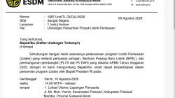 Presiden Dijadwalkan Resmikan Listrik Perdesaan di Polman