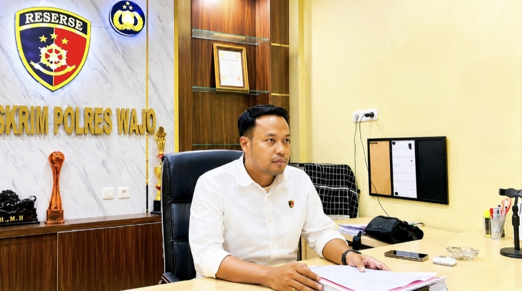 Ketgam: Kasat Reskrim Polres Wajo Iptu Fahrul, S.H., M.H. (Dok. Ikbal)