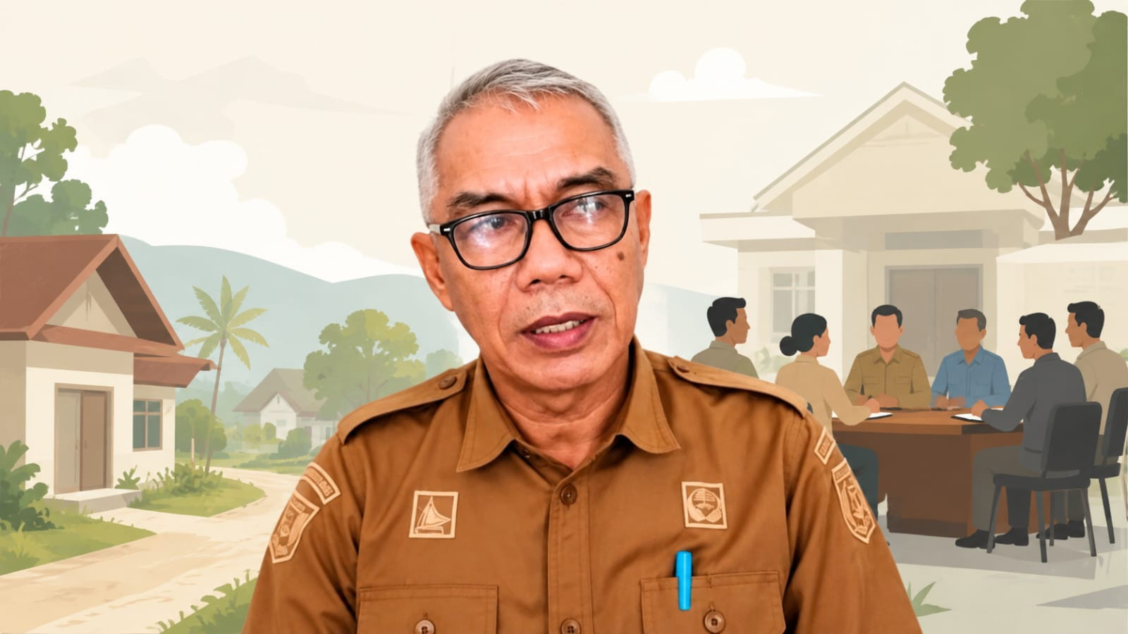 Kepala Dinas Pemberdayaan Masyarakat dan Desa (DPMD) Polman, Alimuddin. (ENews)