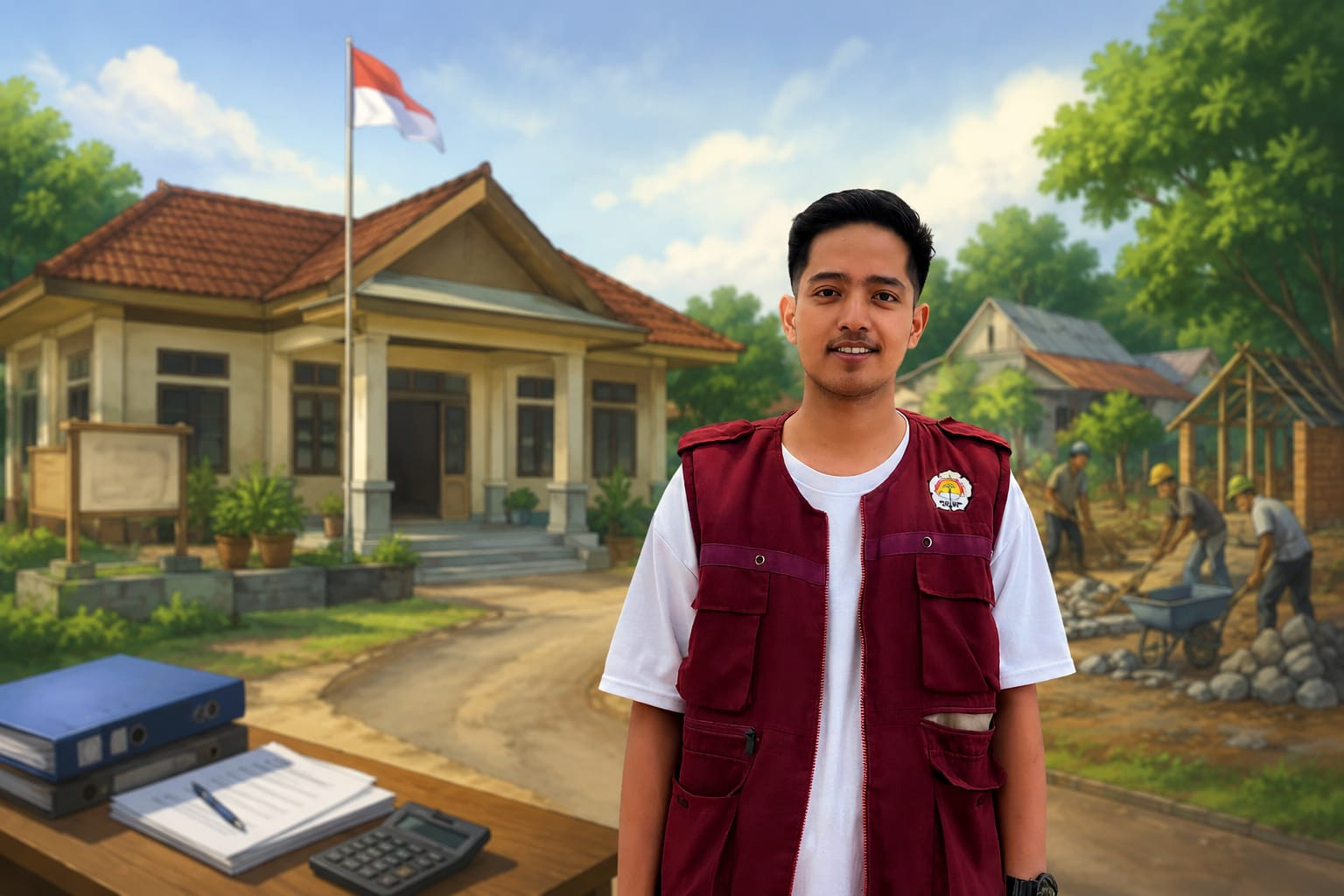 Ketgam: Aktivis sekaligus mahasiswa Ilmu Politik Unsulbar, Aco, menyoroti transparansi pengelolaan APBDes Desa Da’ala Timur, Kecamatan Bulo, Polman. (Kamil)