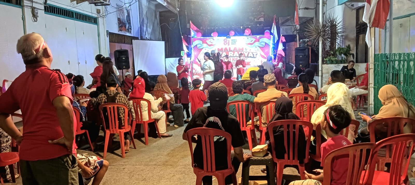 Pesta Rakyat di Jalan Sapuli, warga Mampu rayakan HUT RI dengan meriah. (Dok. Angki)