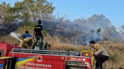 Kebakaran Lahan di Bababulo Utara Majene Meluas
