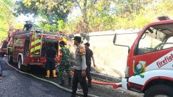 Kebakaran Lahan di Salabose Majene, Polisi-TNI-Damkar Bergerak